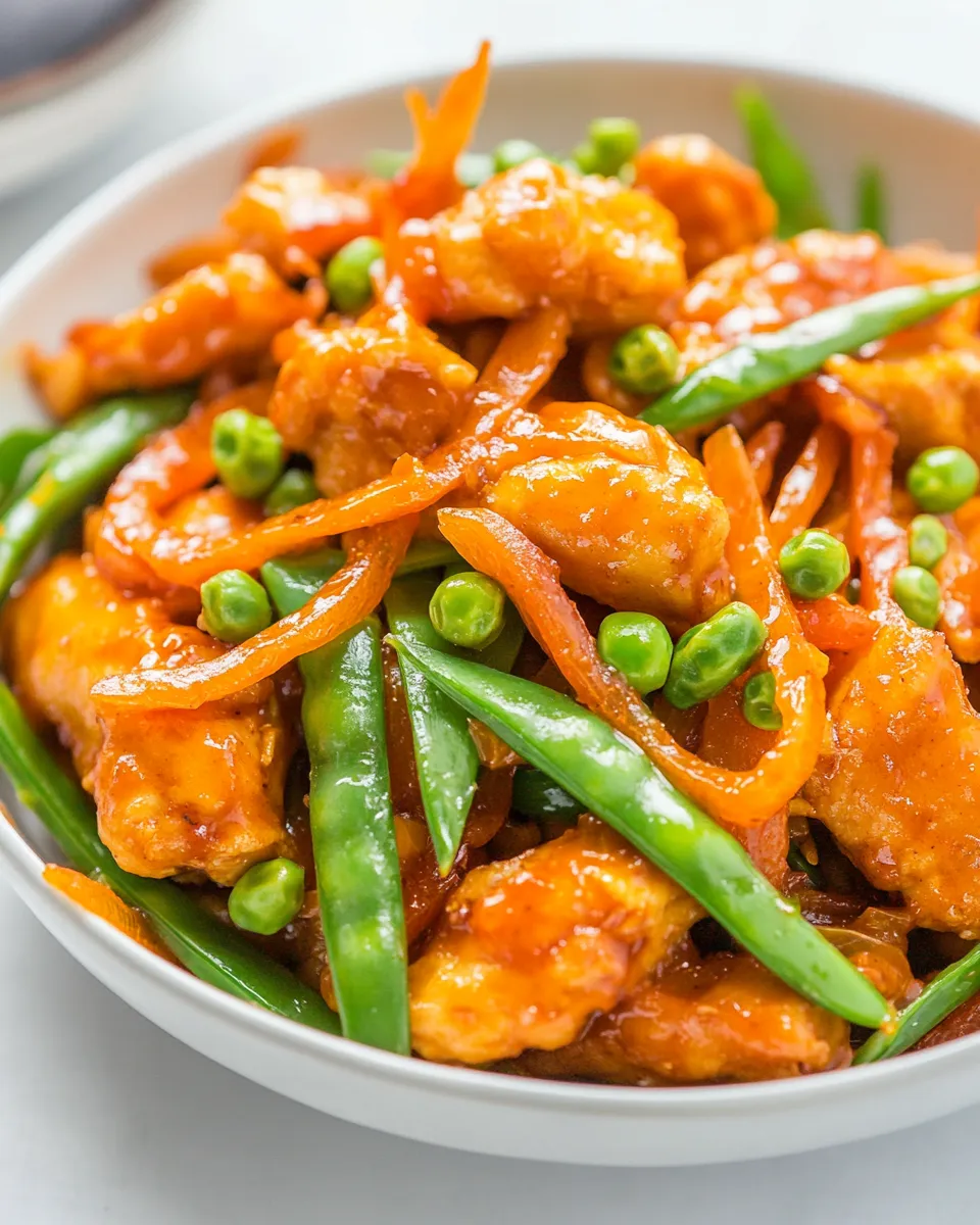 Easy Mandarin Orange Chicken Stir Fry recipe photo