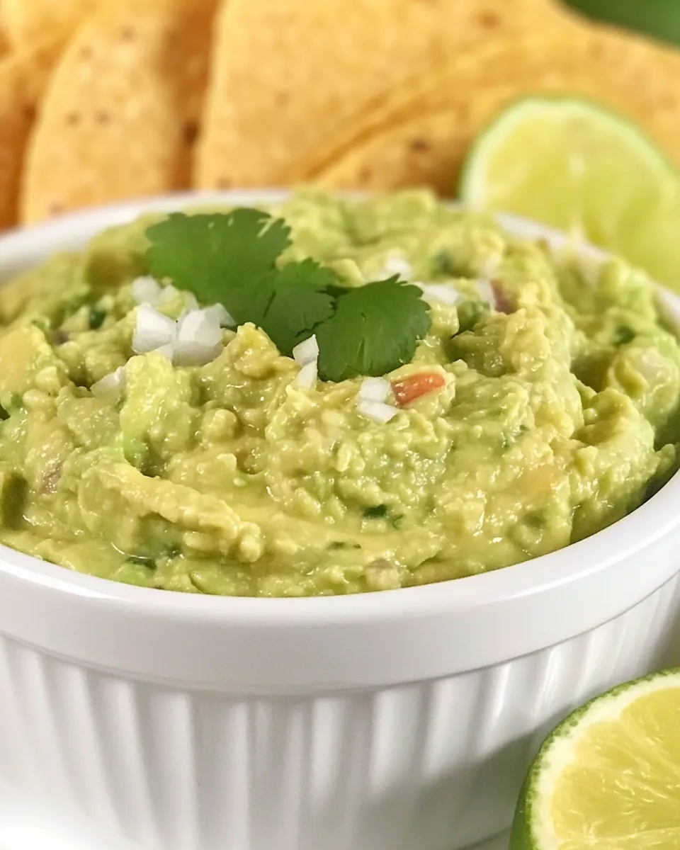Easy Margarita Guacamole recipe image