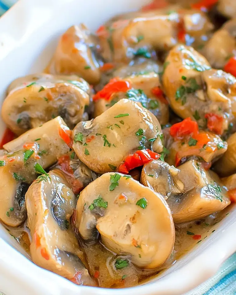 Homemade Marinated Mushrooms Recipe photo