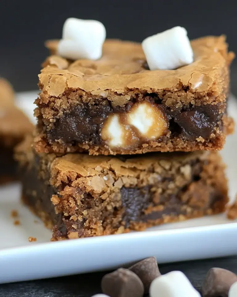 Homemade Marshmallow Toffee Blondies photo
