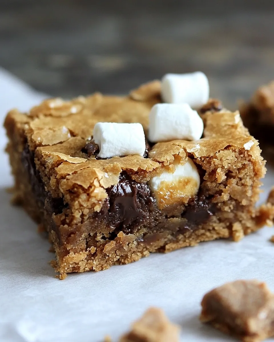 Classic Marshmallow Toffee Blondies image
