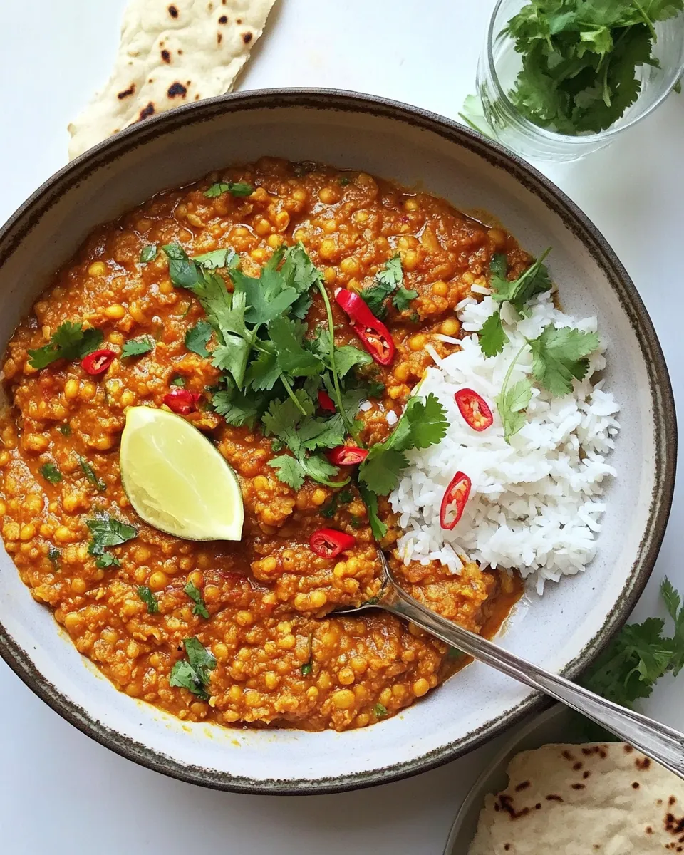 Homemade Masoor Dal photo