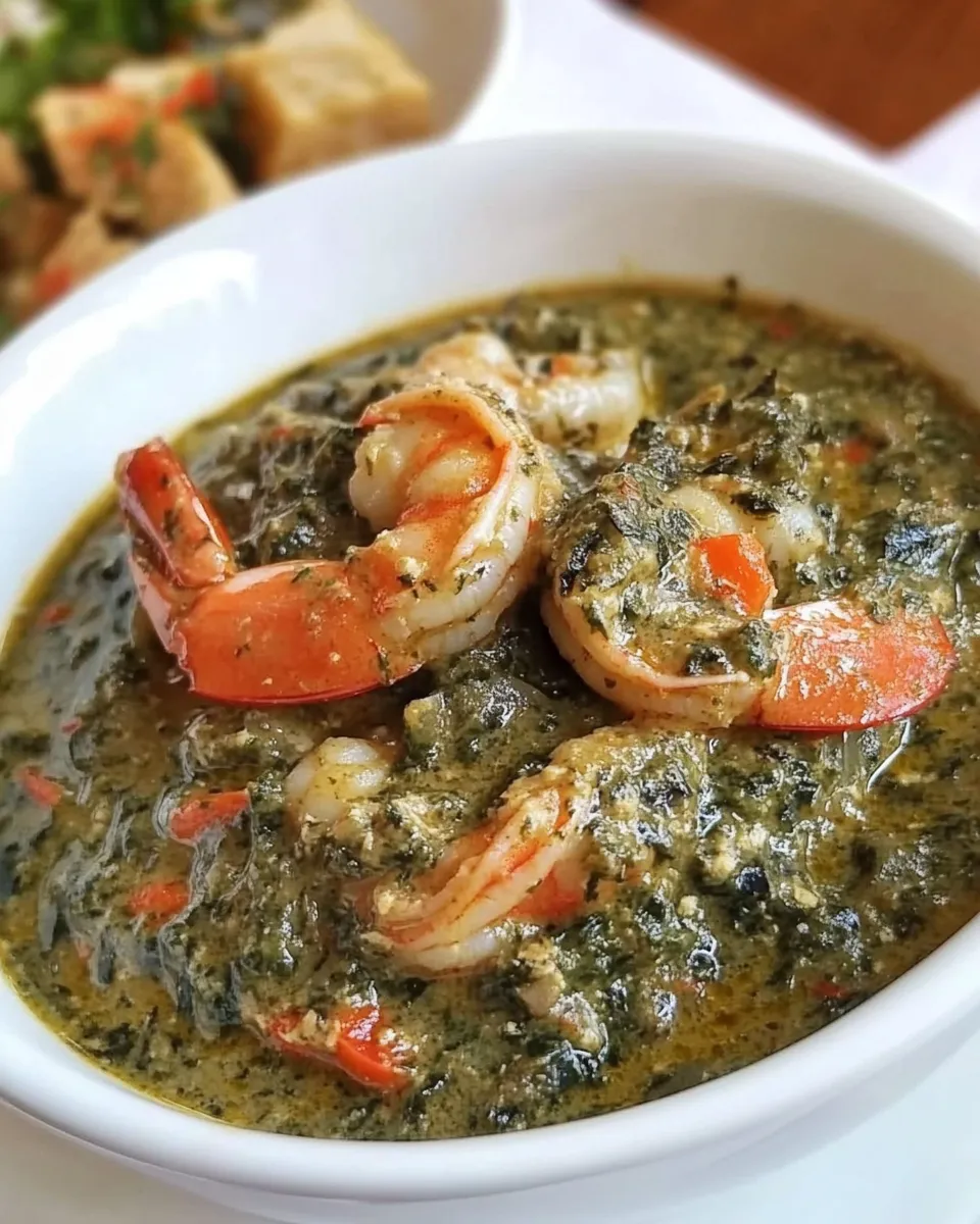 easy Matapa (Cassava Leaves & Shrimp Stew) picture