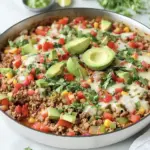 Homemade Mexican Ground Beef Skillet photo
