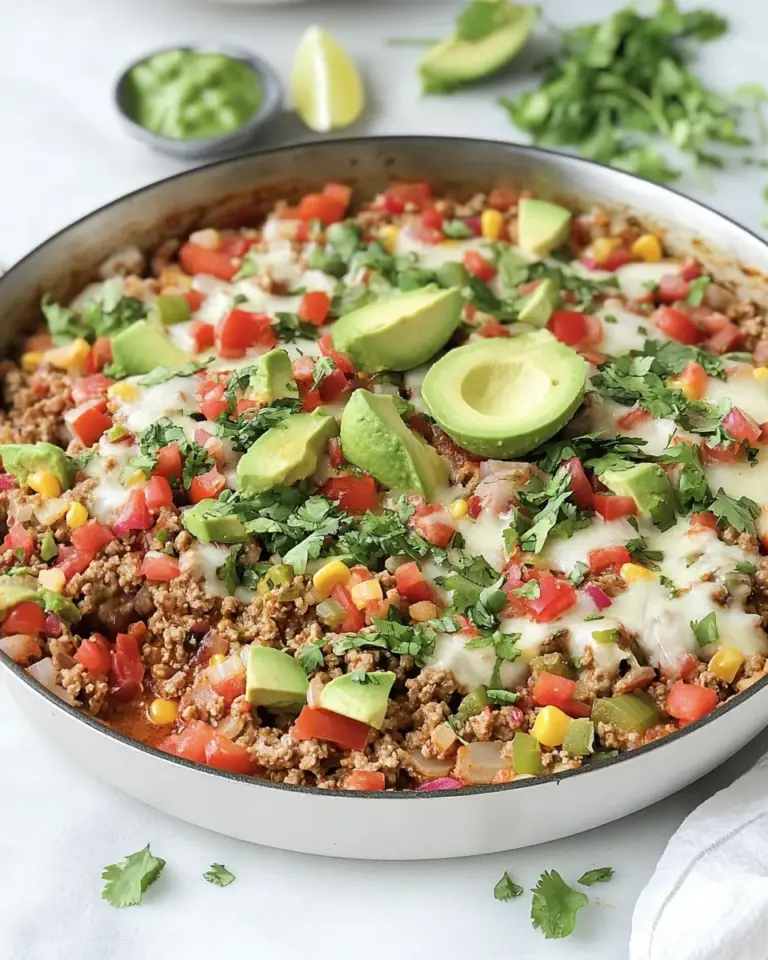Homemade Mexican Ground Beef Skillet photo