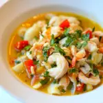 Homemade Mexican Seafood Posole photo