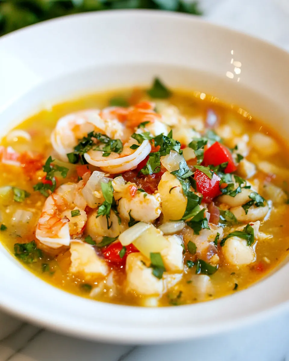 Classic Mexican Seafood Posole image