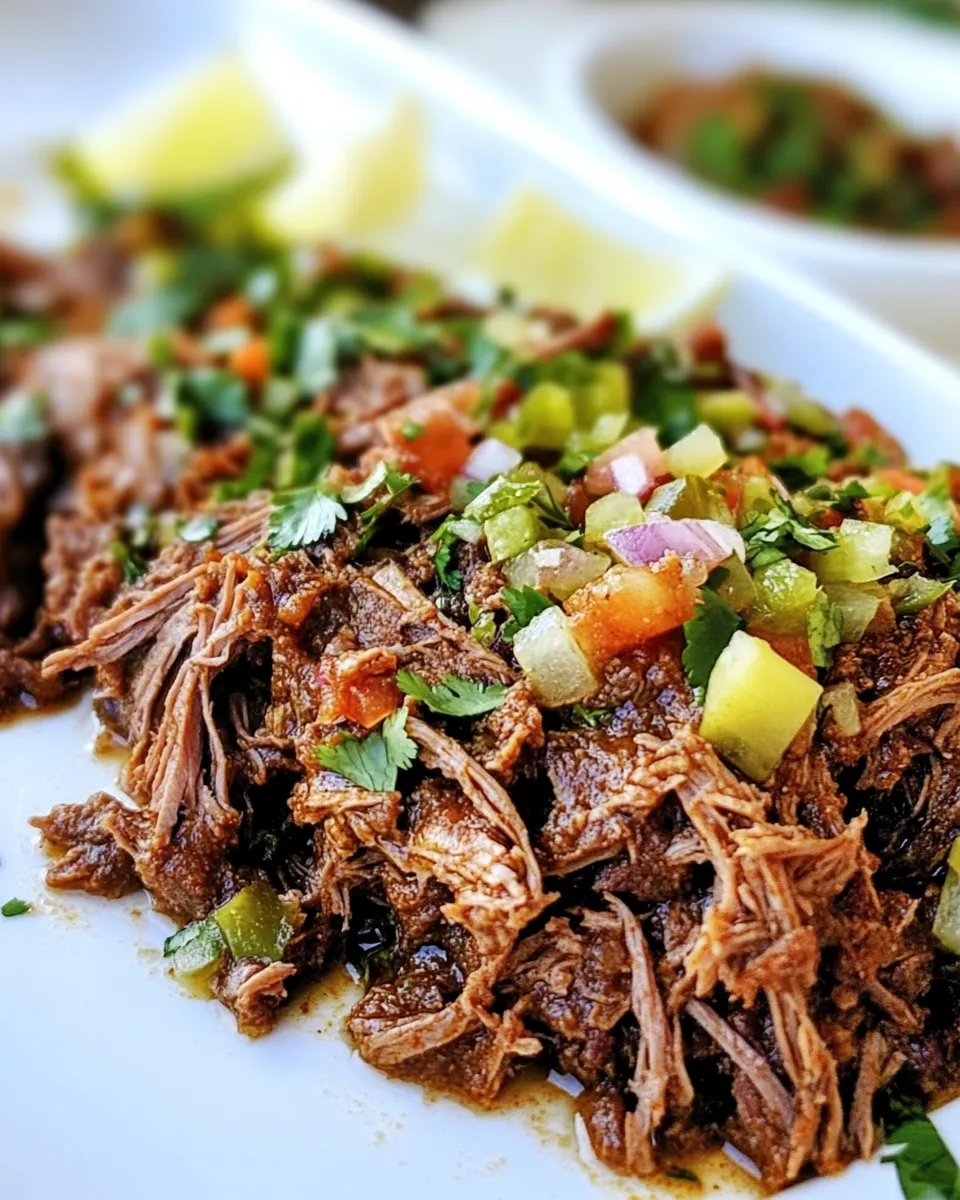 Classic Mexican Shredded Beef Recipe image