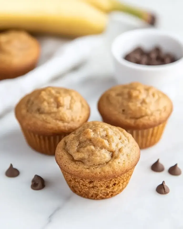 Homemade Mini Banana Muffins photo