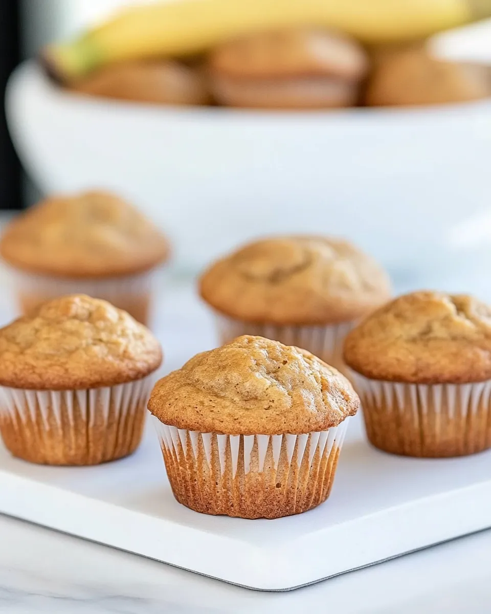 Classic Mini Banana Muffins image