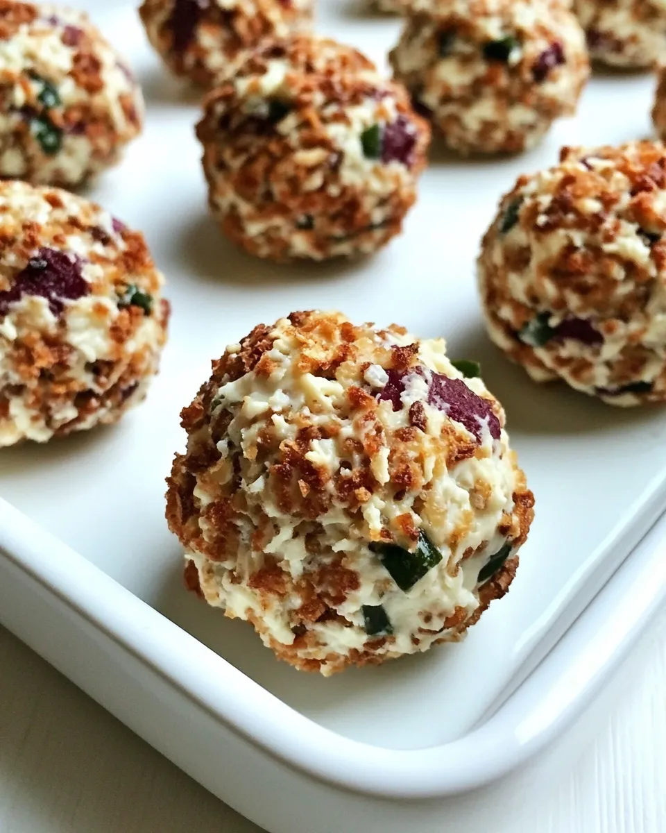 Easy Mini Cheese Ball Bites recipe photo