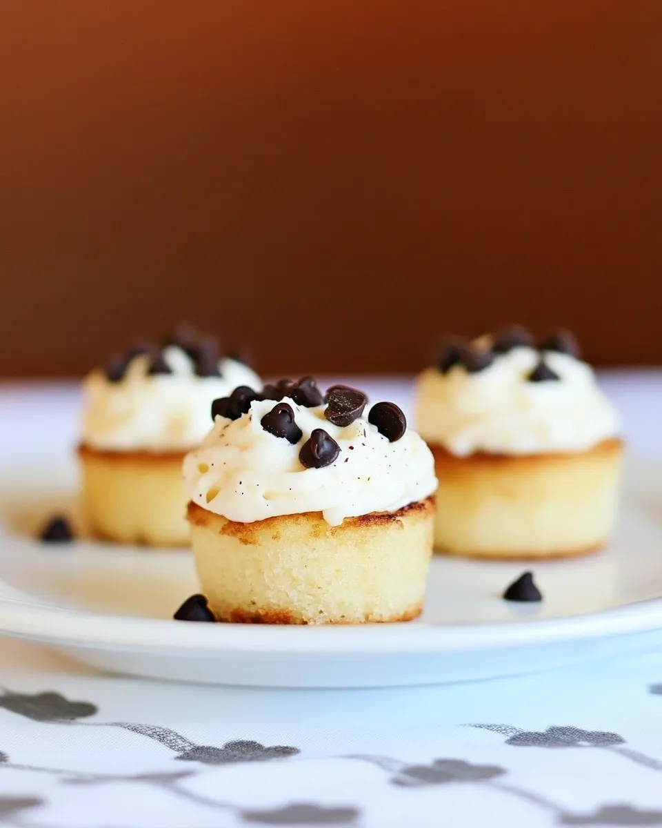 Homemade Mini Chocolate Chip Maple Pancake Cupcakes photo