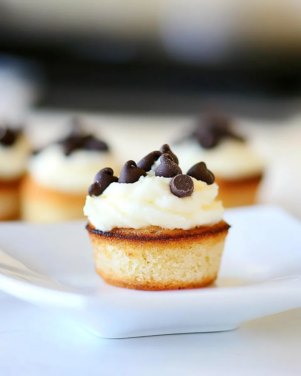 Delicious Mini Chocolate Chip Maple Pancake Cupcakes shot
