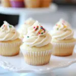 homemade Mini Vanilla Cupcakes photo