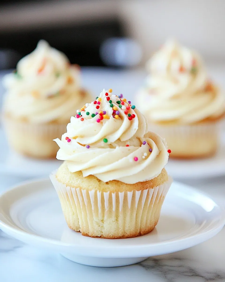 classic Mini Vanilla Cupcakes image