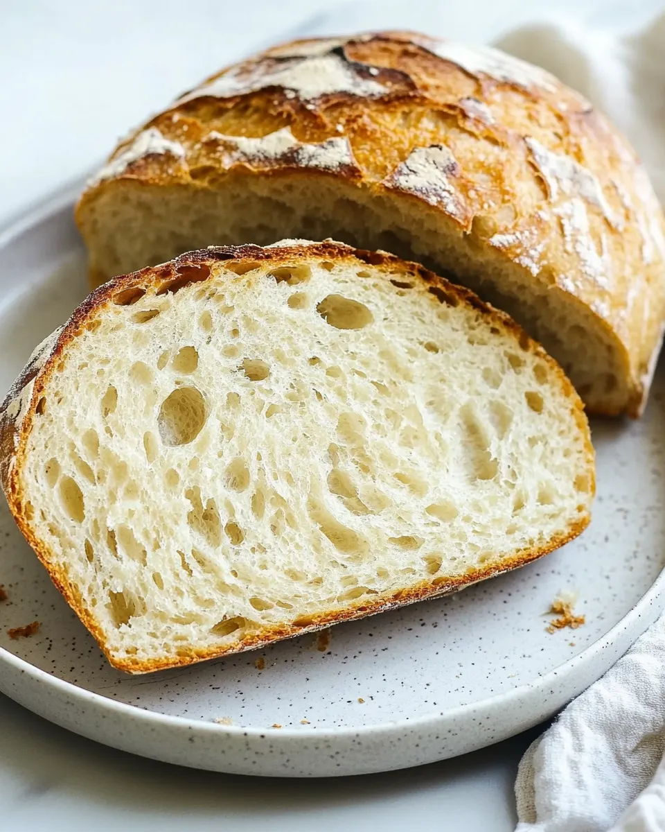 Delicious Miracle No Knead Bread shot