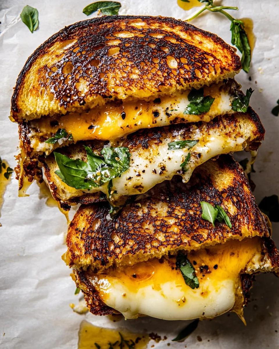 Delicious Miso Butter Grilled Cheese. dish photo