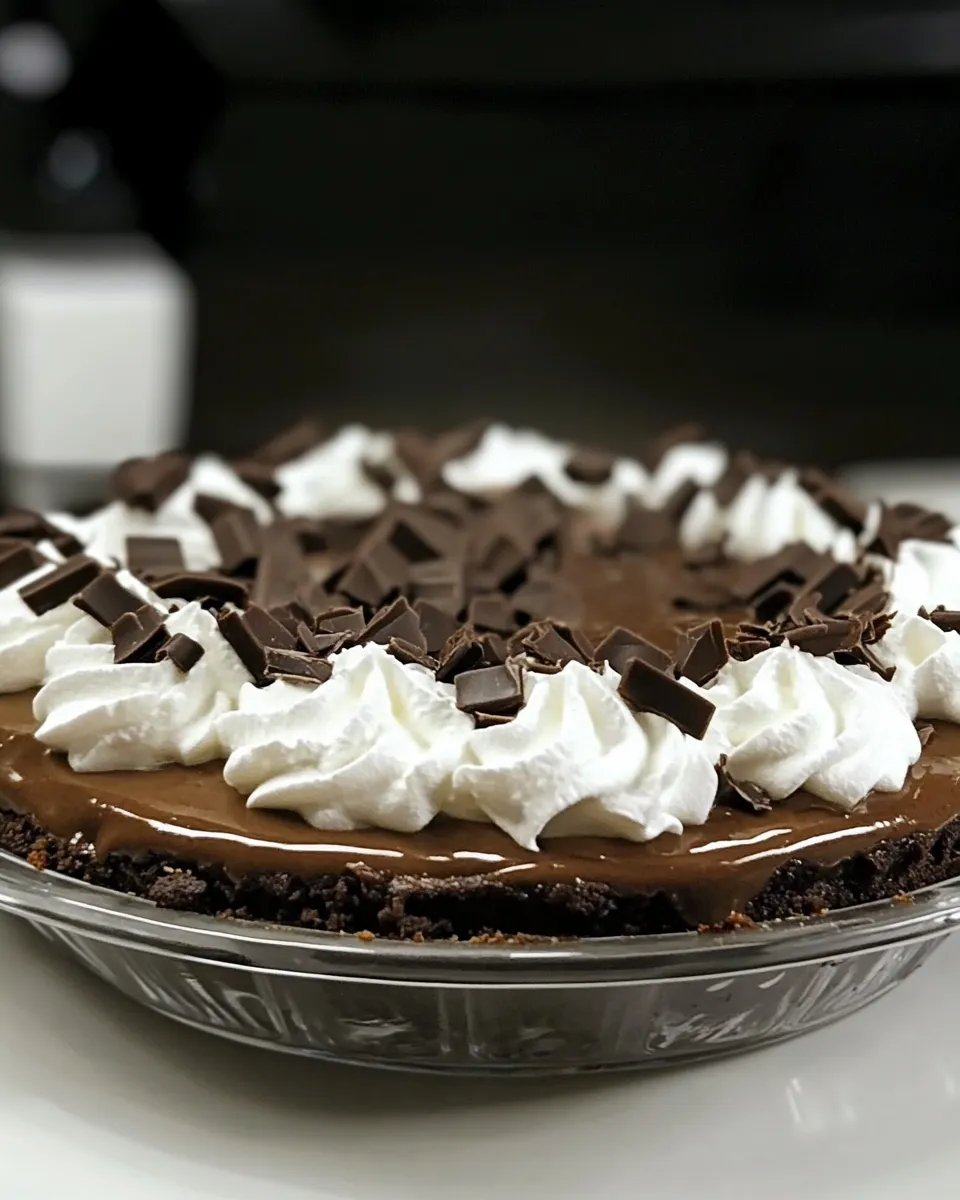 Classic Mocha Pudding Pie image