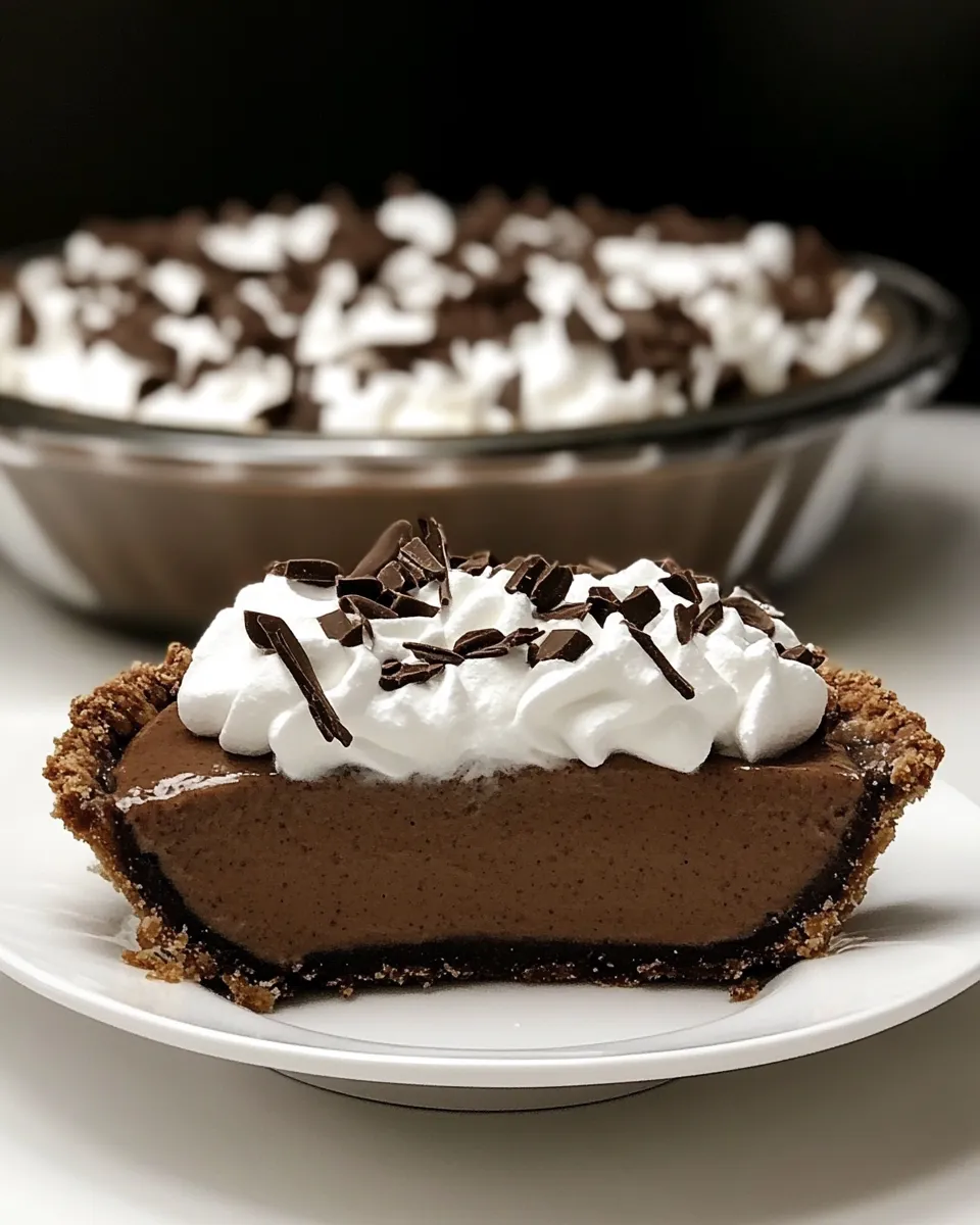 Easy Mocha Pudding Pie recipe image