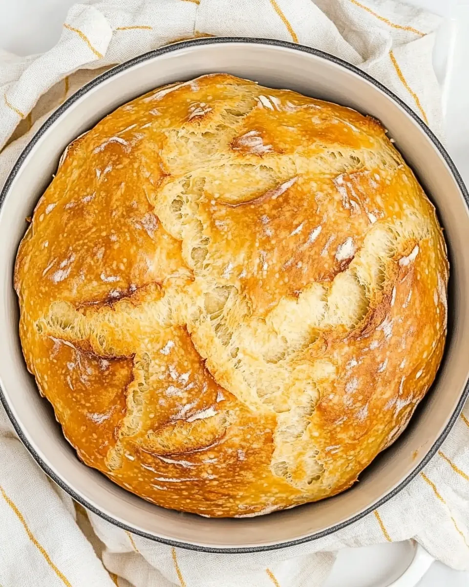 Homemade Molasses No Knead Bread photo