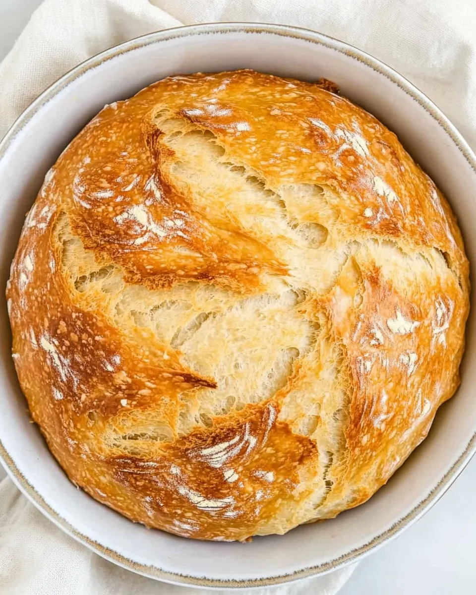 Classic Molasses No Knead Bread image