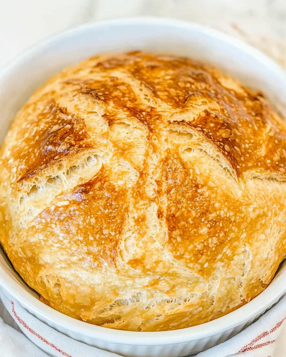 Easy Molasses No Knead Bread recipe photo