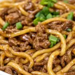 Homemade Mongolian Beef And Noodle Recipe photo