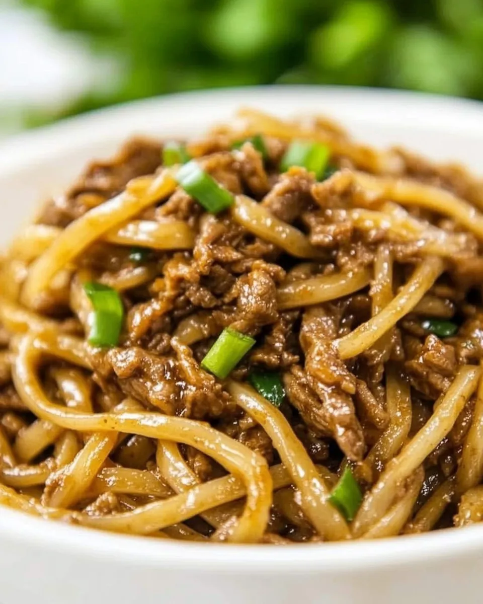 Easy Mongolian Beef And Noodle Recipe picture