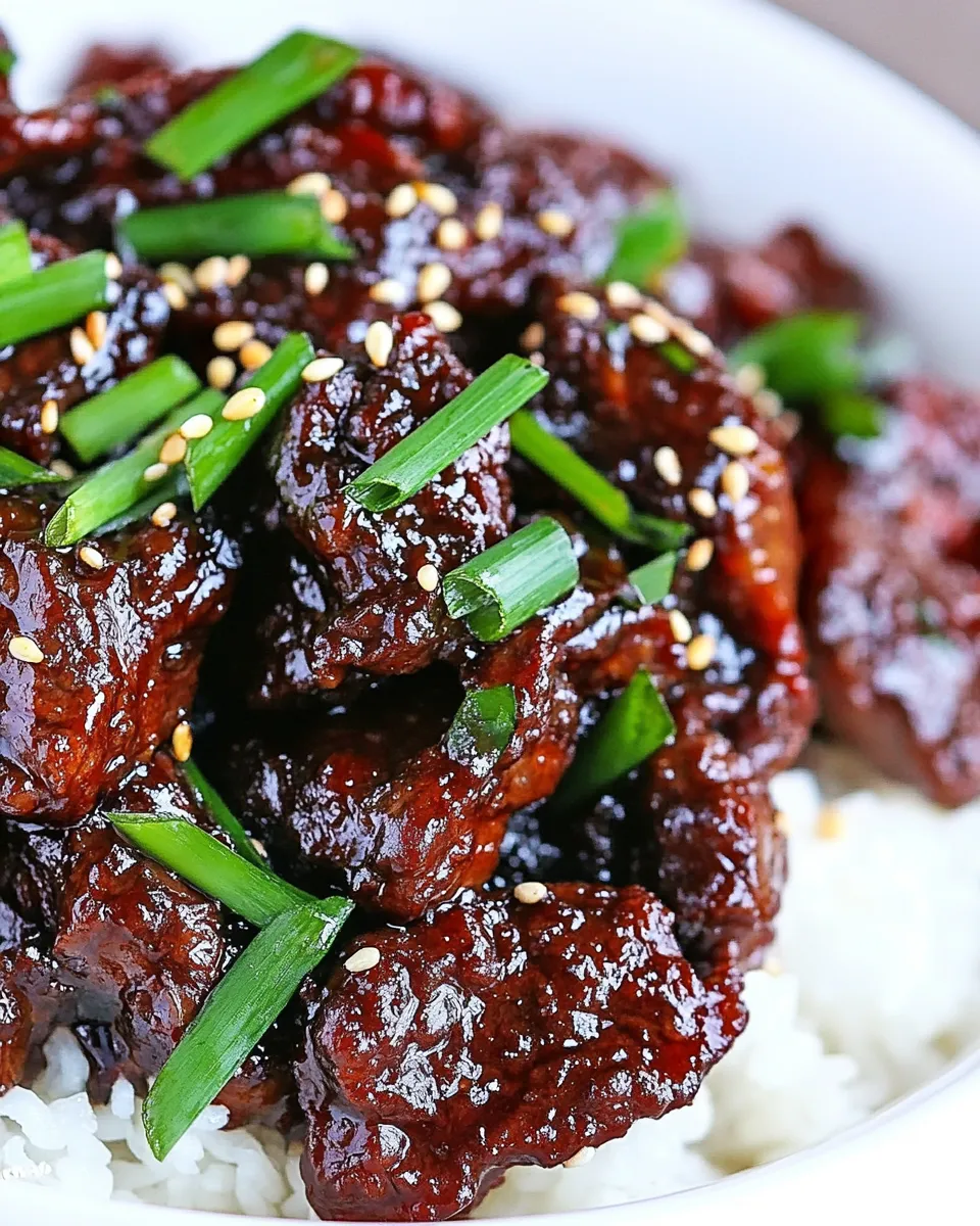 Classic Mongolian Beef Recipe image