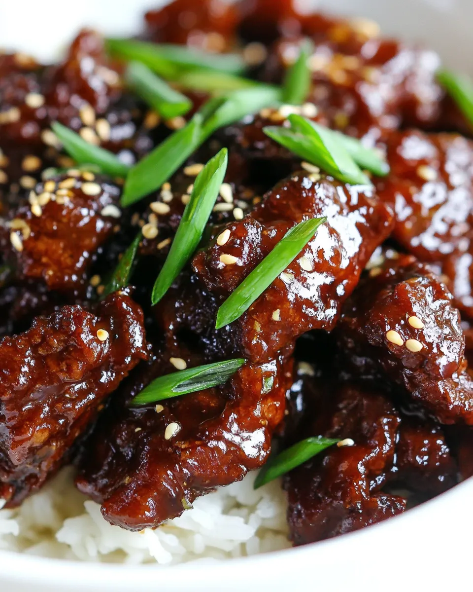 Delicious Mongolian Beef Recipe picture