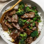 Homemade Mongolian Beef and Broccoli photo