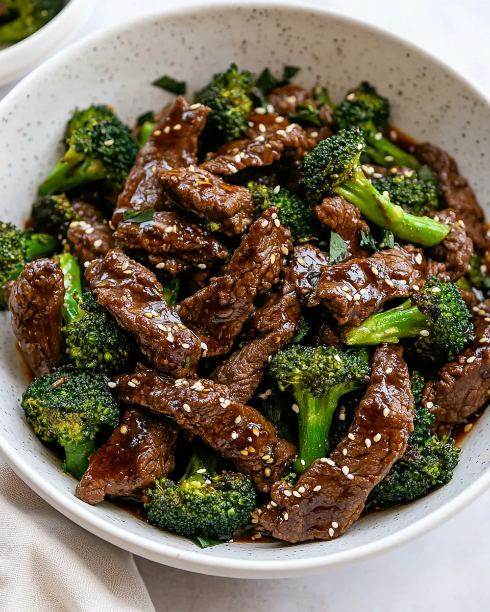 Easy Mongolian Beef and Broccoli recipe photo