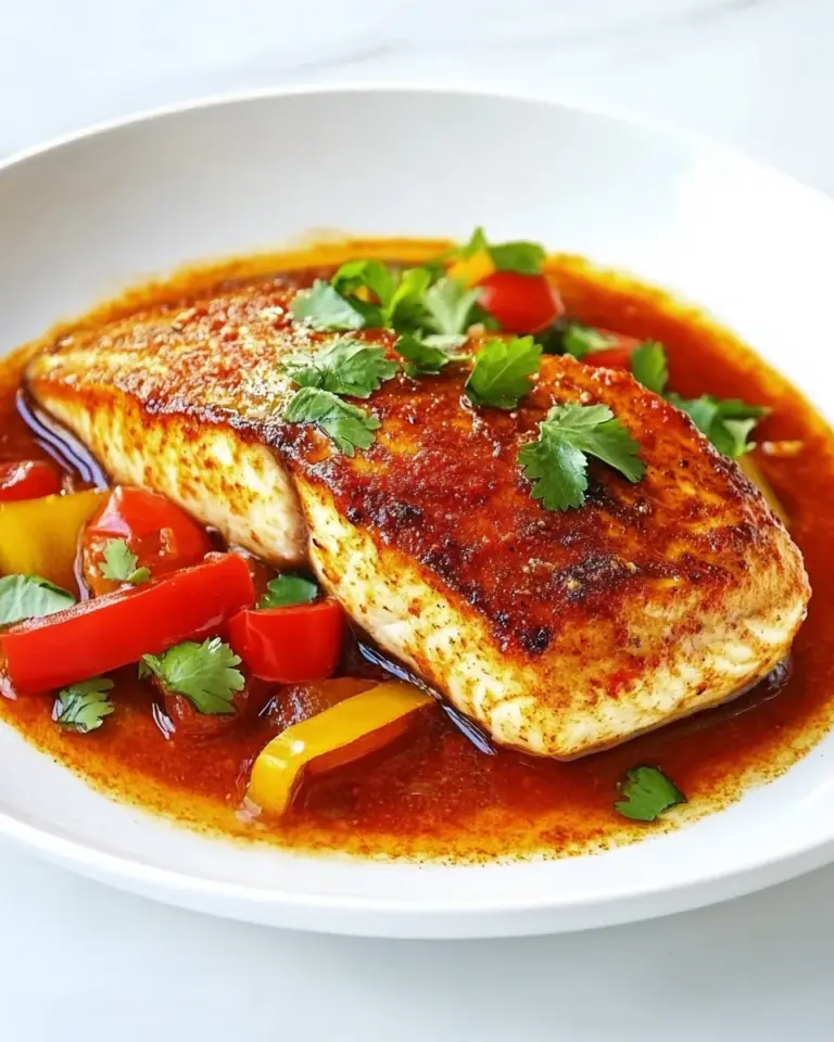 Homemade Moroccan Paprika Fish photo