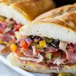 Homemade Muffaletta Sandwich photo
