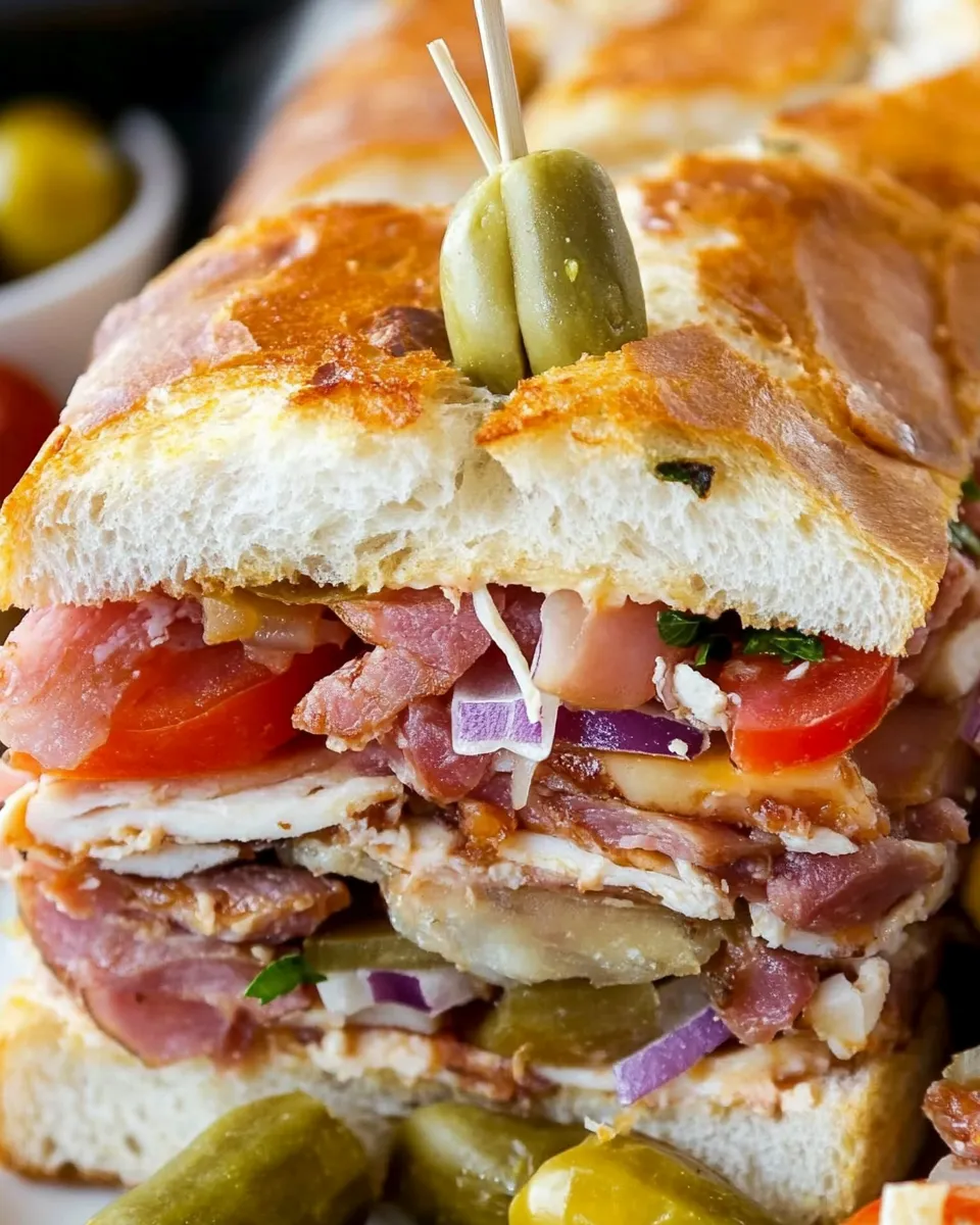 Classic Muffaletta Sandwich image