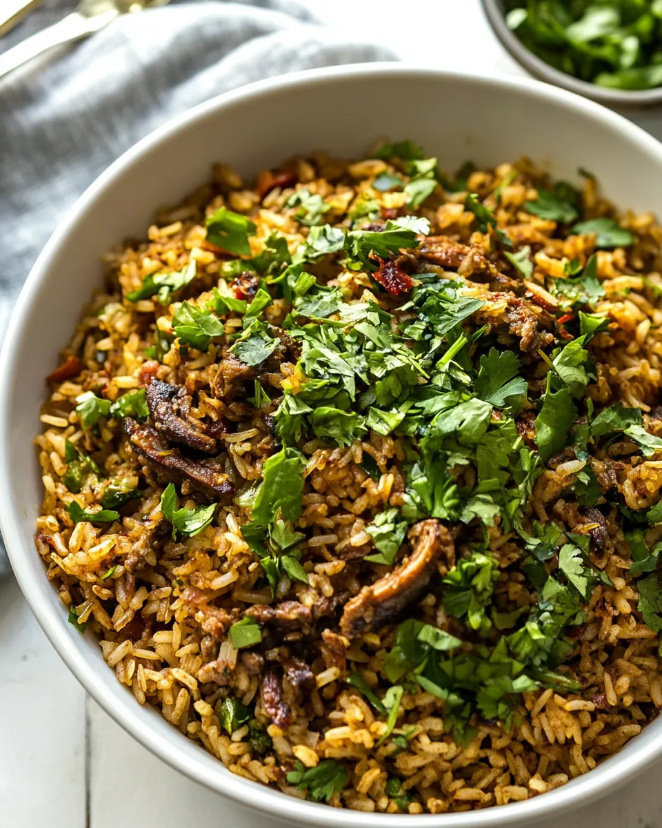 Classic Mujadara Recipe (Lebanese Rice) image