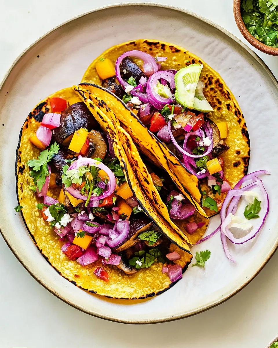 Classic Mushroom Tacos recipe photo