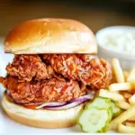 Homemade Nashville Hot Chicken Sandwich Recipe photo
