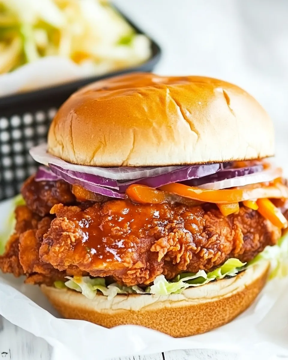 Classic Nashville Hot Chicken Sandwich Recipe image