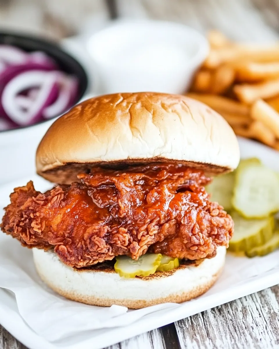 Easy Nashville Hot Chicken Sandwich Recipe picture