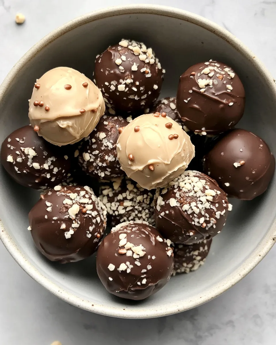 Delicious No-Bake Peanut Butter Balls shot
