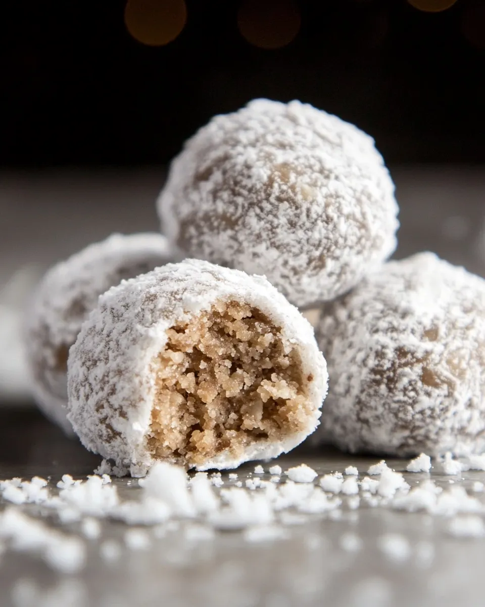 classic No-Bake Snowball Cookies (Paleo, Gluten-Free) image