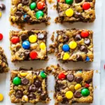 Homemade No Bake Monster Cookie Bars photo