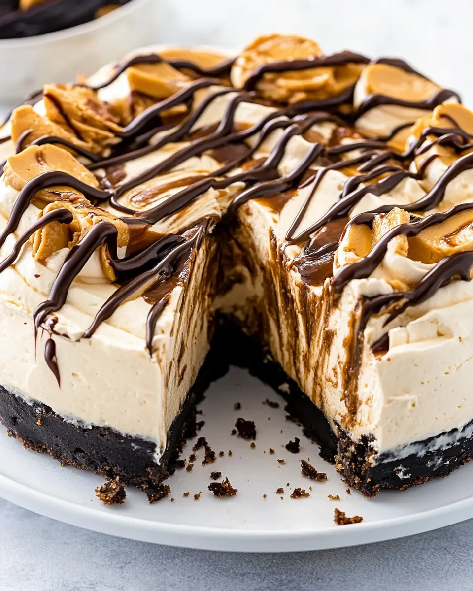 Easy No Bake Peanut Butter Cheesecake picture