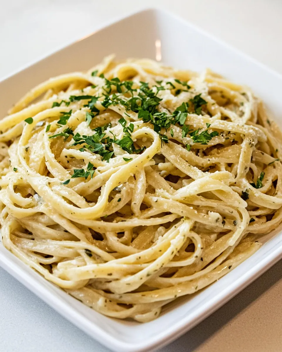 Classic No Cream Italian Herb Pasta image