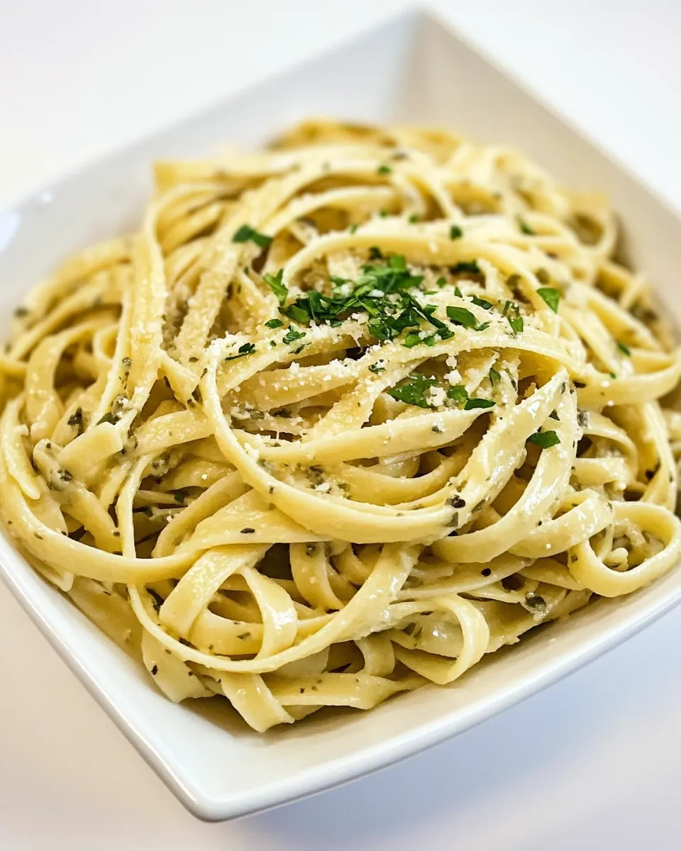 Easy No Cream Italian Herb Pasta picture