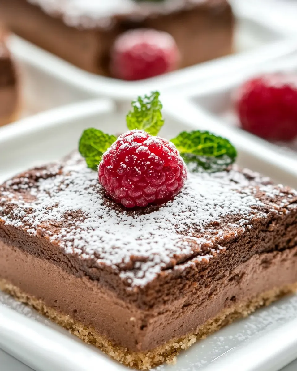 Delicious Nutella Magic Cake shot