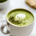 Homemade Oat Milk Matcha Latte photo
