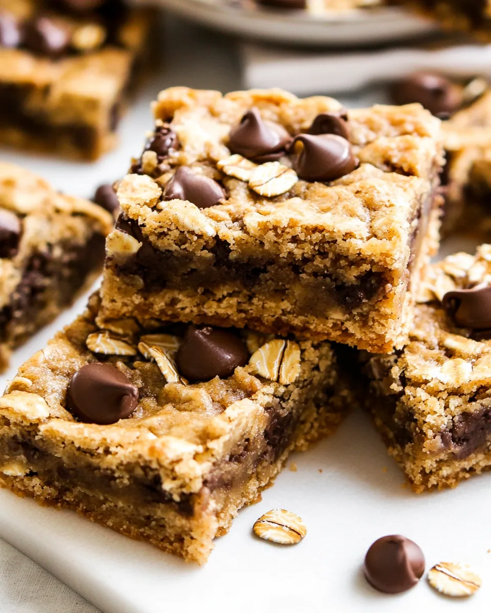 Classic Oatmeal Cookie Bars image