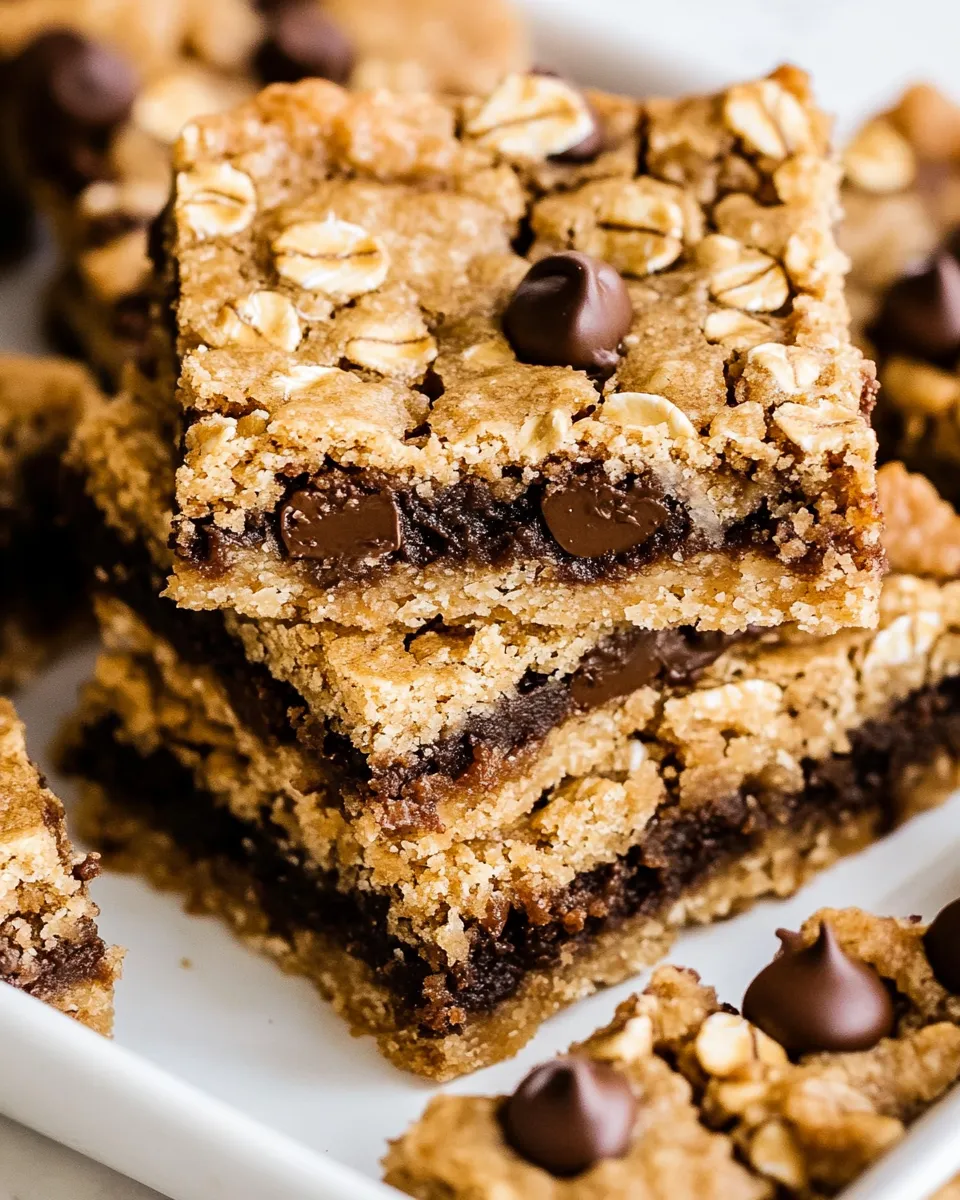Easy Oatmeal Cookie Bars recipe photo